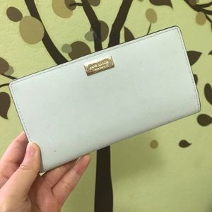 Light blue kate spade wallet